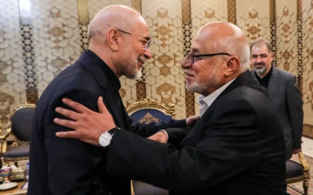 دیدار عضو ارشد جنبش امل لبنان با رئیس مجلس شورای اسلامی