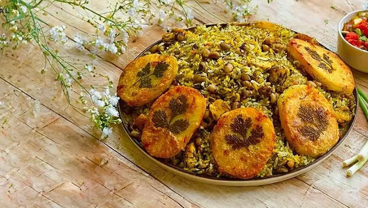 جنوبی‌ها این پلوی خوش عطر را با لوبیا چشم بلبلی تهیه می‌کنند