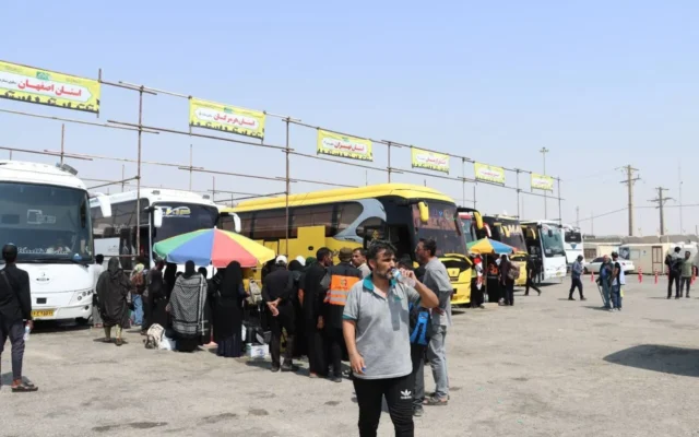جابجایی بیش از ۷۲ هزار زائر به مرز شلمچه با ناوگان عمومی