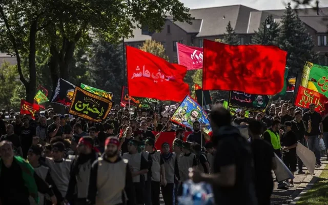 عزاداری در خیابان‌های آمریکا: حضور ۴۵ هزار نفر در مناسبت اربعین