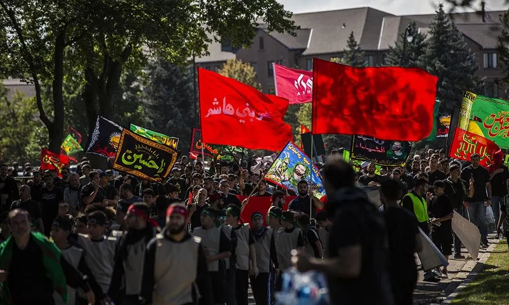 عزاداری در خیابان‌های آمریکا: حضور ۴۵ هزار نفر در مناسبت اربعین