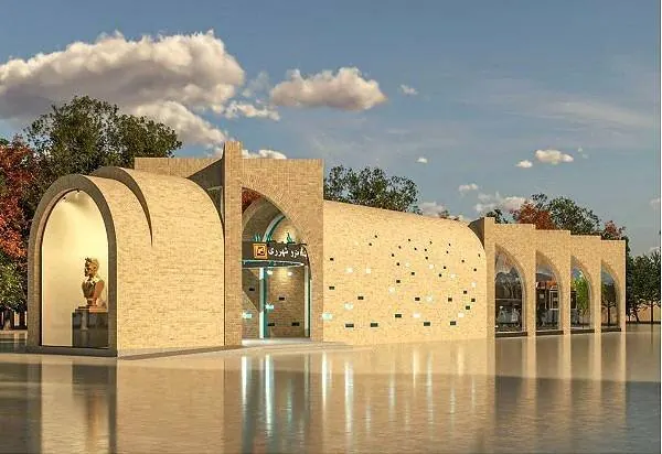 معماری ایستگاه مترو با الهام از قطار دودی تاریخی