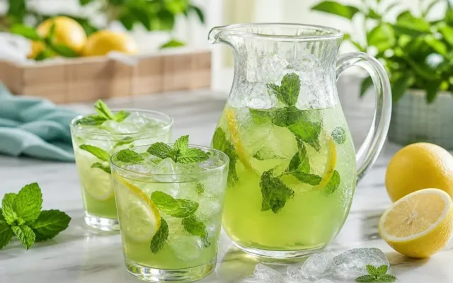 روش تهیه شربتی خنک‌تر از موهیتو با نعناع